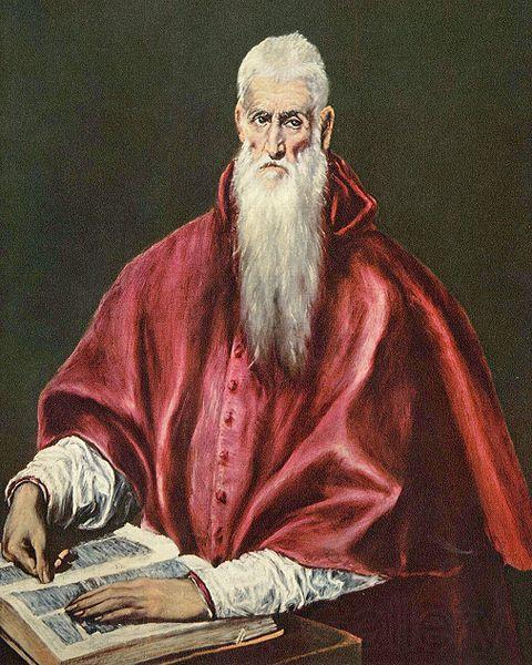 El Greco Hl. Hieronymus als Kardinal Spain oil painting art